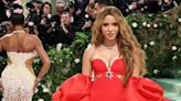 Shakira Makes Her Met Gala Debut in Dramatic Red Carolina Herrera Gown