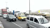 Panamericana sur: accidente de tránsito causa congestión vehicular por puente Alipio Ponce