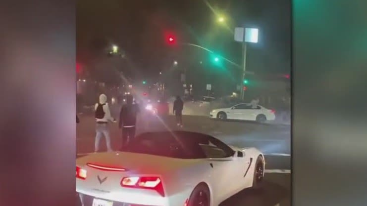 Mass shooting at Oakland sideshow