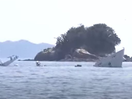 日本水產廳船隻執行公務觸礁 船上14人全獲救