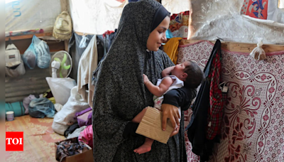 'Wouldn't have given birth': Gaza mother struggles to provide for newborns amid conflict - Times of India