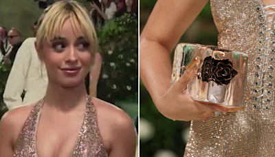 Camila Cabello shows off frozen hands after bringing purse made of ice to Met Gala