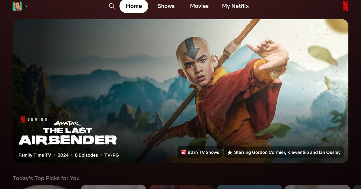 Netflix’s latest redesign aims to simplify your homepage