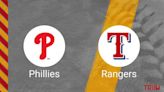 How to Pick the Phillies vs. Rangers Game with Odds, Betting Line and Stats – May 23