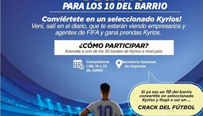 La Nación / Desafío para los 10 del barrio: ¡buscan jóvenes talentos que destacan en el fútbol!