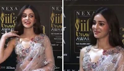 Ananya Panday Dazzles in a Glamorous Faraz Manan Ensemble at the IIFA Awards 2024 - News18