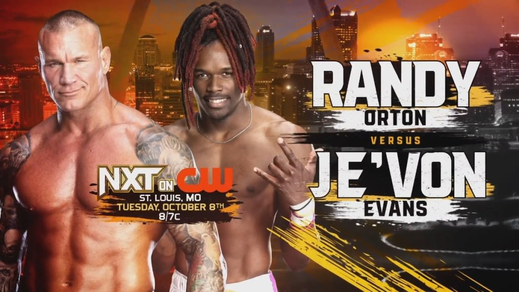 Je’Von Evans Reacts To Match With Randy Orton On NXT