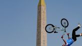 In Paris they do the cancan - even on a bike