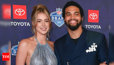 Chicago Bears Rookie Caleb Williams Under Siege as Girlfriend Alina Thyregod Shows Public Support | NFL News - Times of India