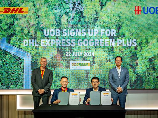 DHL Express and UOB partner to reduce carbon footprint of UOB's international shipments via sustainable aviation fuel