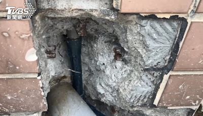 人行道施工柱子鑿出洞 擔心房子變「軟腳蝦」