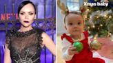 Christina Ricci's Mini-Me Daughter Looks Adorable in Reindeer Antlers in New Photo: 'Xmas Baby'