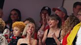 Taylor Swift chugs drink at the Super Bowl in support of boyfriend Travis Kelce: 'She is one of us'