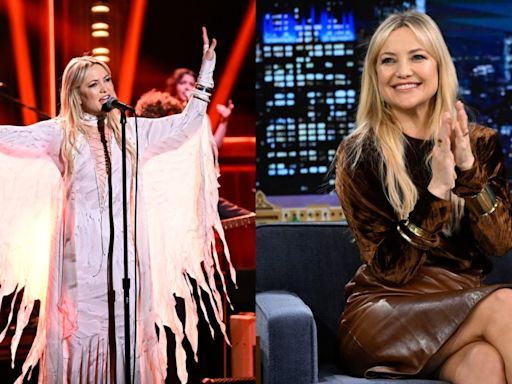 Kate Hudson Hits High Notes in Roberto Cavalli and Sings Debut Album Track for ‘Jimmy Fallon’ Performance