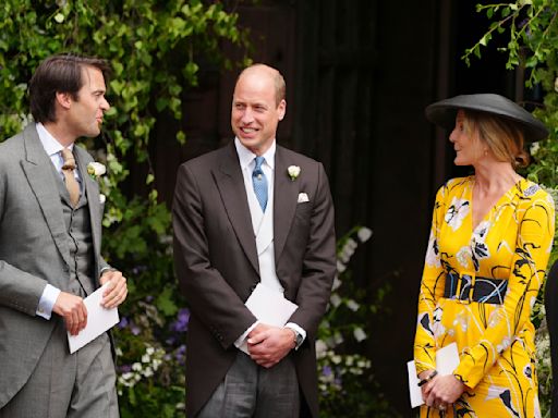 El príncipe Guillermo es anfitrión en la boda del duque de Westminster