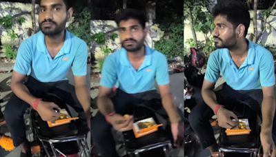 'Karo Jo Karna Hai Tumhe': Delivery Partner Feasts On Delhi Customer's Food Order, Denies To Supply It To Him; Video...