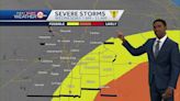 Some scattered storms possible early Wednesday