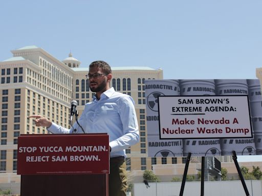 Nevada Democrats turn up heat on Sam Brown over Yucca Mountain