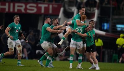 Ciaran Frawley revels in match-winning contribution as Ireland stun South Africa