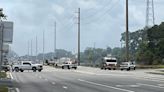 Large brush fire shuts down Babcock Street in Palm Bay