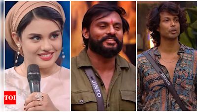 Bigg Boss Malayalam 6 Grand Finale: Jinto leads in voting; Arjun and Jasmin give stiff competition - Times of India