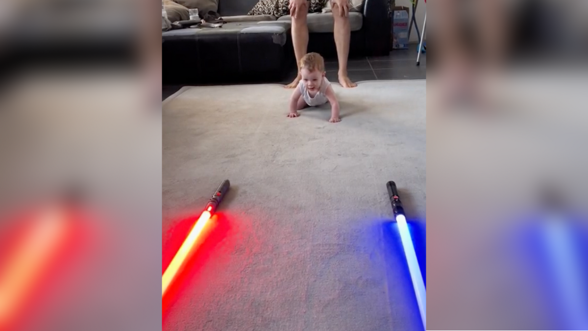 Jedi Baby Asked To Choose Between The Good & Dark Side—Did He Become "Darth Diaper"?