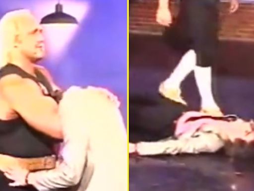 Hulk Hogan proved WWE is real by choking out TV host who sued for millions