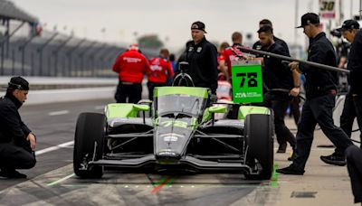 IndyCar: Agustín Canapino, complicado en los ensayos de Indianápolis