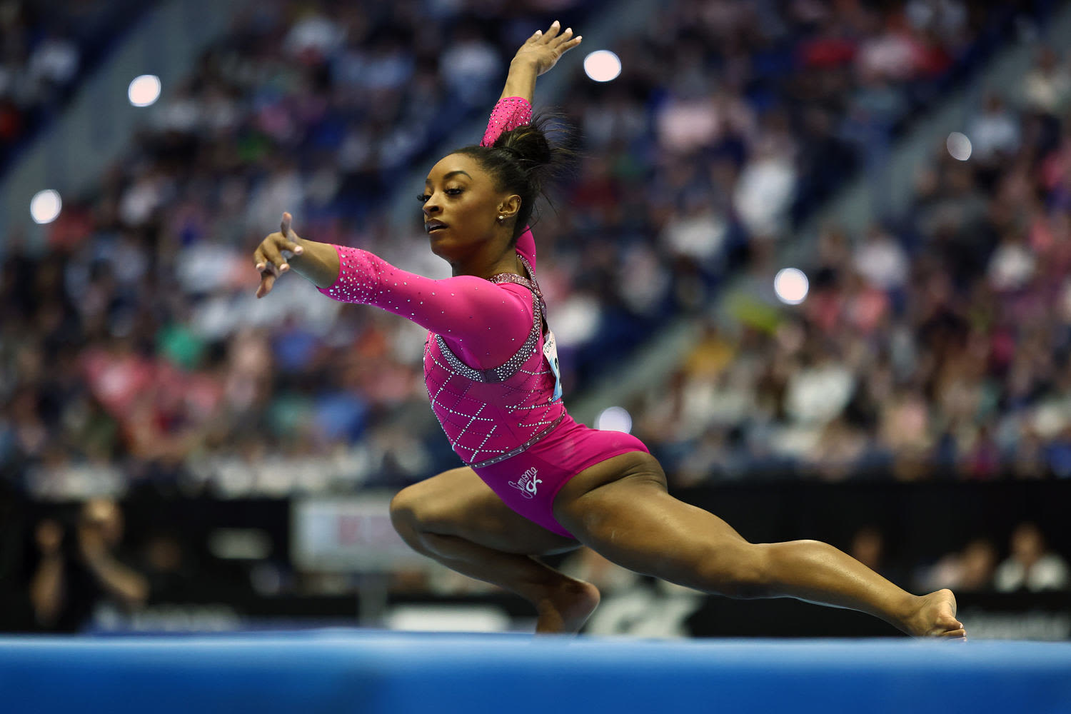 Simone Biles wins Core Hydration Classic to kick off road to Paris; Gabby Douglas withdraws