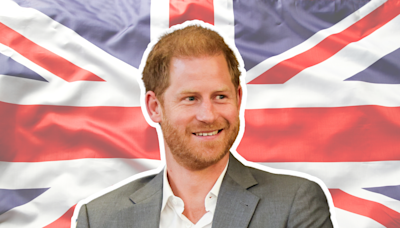 Prince Harry arrives in Britain