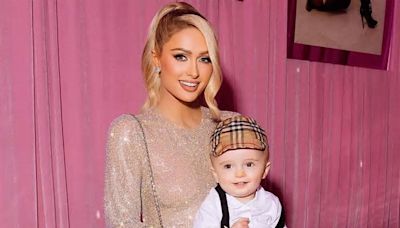 Paris Hilton's Son Phoenix Looks Adorable in His Burberry Set and Fendi Shoes at Mom's Birthday Party