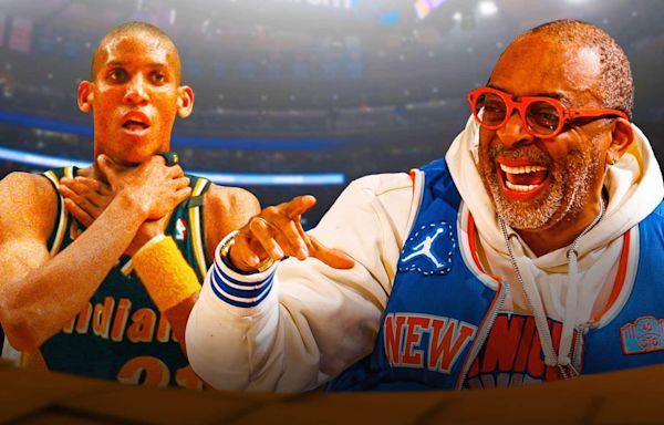 Spike Lee shows up with hilarious surprise for Reggie Miller ahead of Knicks' Game 2 vs Pacers