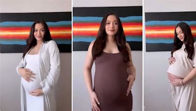 Maja Salvador flaunts her baby bump in different outfits