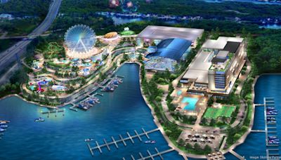 Construction advances on St. Louis developers' $400M Lake of the Ozarks resort, entertainment district - St. Louis Business Journal