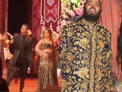 Ranbir Kapoor, Alia Bhatt do ‘thumkas’, Ranveer Singh grooves to ‘No Entry’ at Anant-Radhika’s sangeet