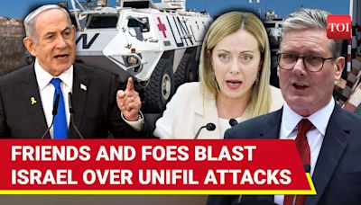 Israel Attacks Int'l Forces HQ In Lebanon; Uproar At UNSC | World Unites Against Israel | Watch