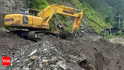 Road leading to China border washed away in Uttarakhand | India News - Times of India