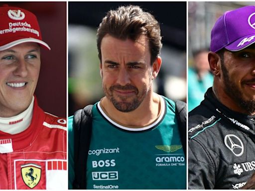 The 10 richest drivers in Formula 1 history have been named & ranked - in order