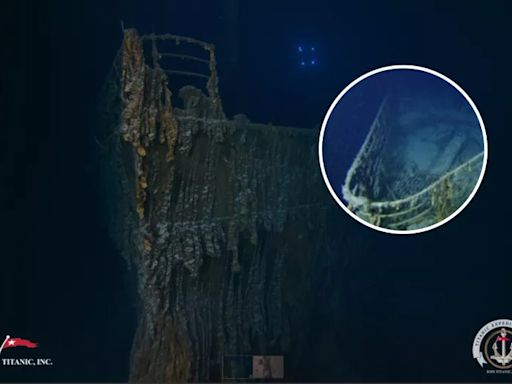 Pieza del Titanic que se hizo famosa en la película se derrumba en el fondo del océano