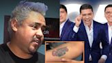 Lucho Cuéllar muestra su tatuaje en honor al Grupo 5 y reclama: “Ellos me sacaron de las redes”