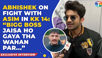 Abhishek Kumar's initial response to the fight with Asim Riaz in KKK 14; bond with Rohit Shetty & Krishna