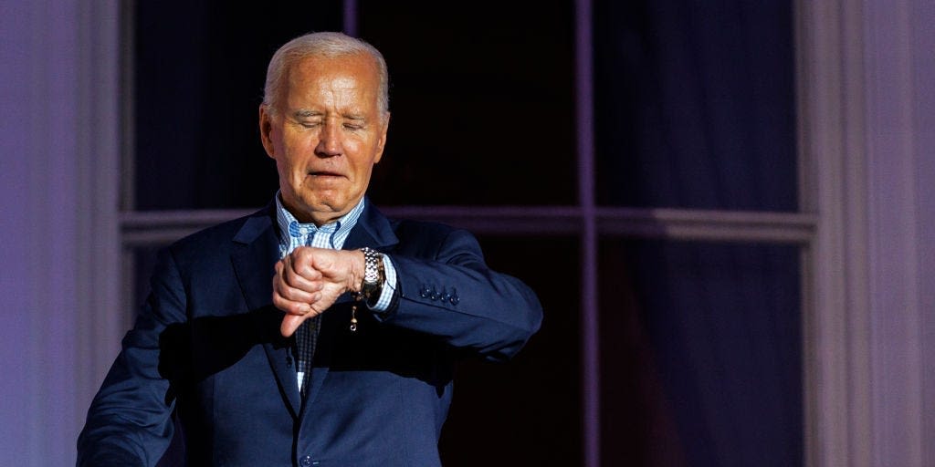 Biden didn't show up for an early evening meeting with the German chancellor because he had to go to bed: report