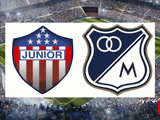 Junior vs Millonarios: estadísticas previas y datos en directo | Liga BetPlay I 2024