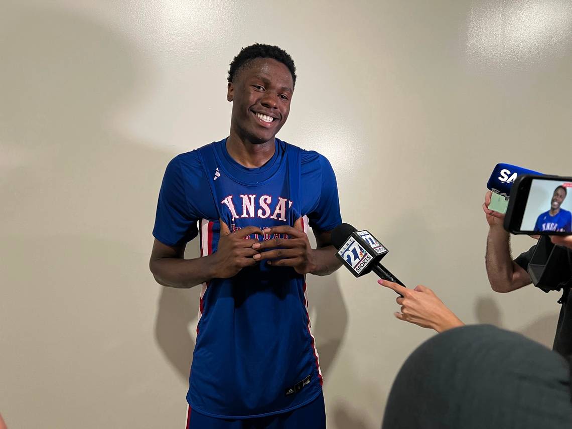 Kansas basketball camp scrimmage shortened after an injury. Here were the standouts