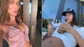 Amidst Pregnancy Cravings, Hailey Bieber's Baby-To-Be Makes A Debut In Her Delightful Bump-Baring Pictures