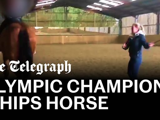 Watch: Charlotte Dujardin whips horse 24 times in shocking video