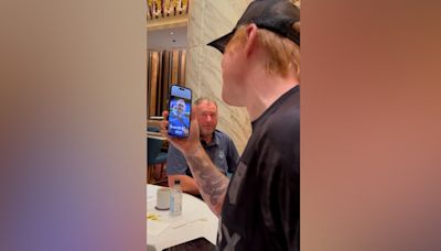 Ed Sheeran video calls Ipswich FC players after team promoted to Premier League