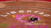 Bullfighting resumes in Mexico City before a full crowd while activists protest outside