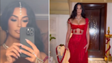 Kim Kardashian Adds The K Touch To Sultry Red Lehenga At Anant Ambani And Radhika Merchant's Wedding