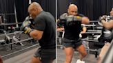 Mike Tyson trains as fans spot ‘fault’ ahead of Jake Paul fight